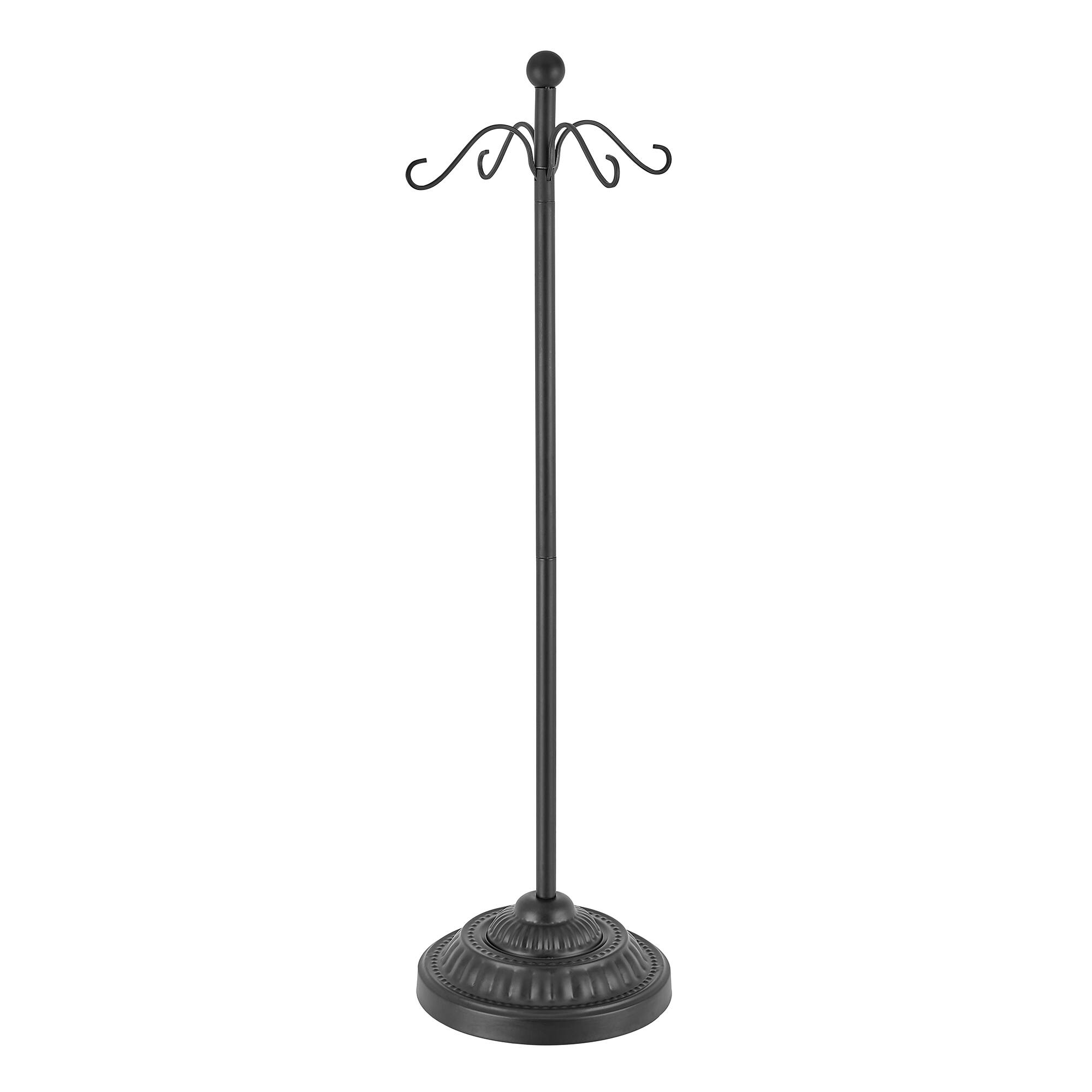 Haute Decor Black Adjustable Stocking Tree